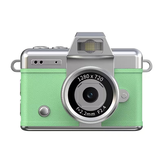 Mini Flip Camera 1080P – Retro Wearable Pocket Vlog Camera with LED Light