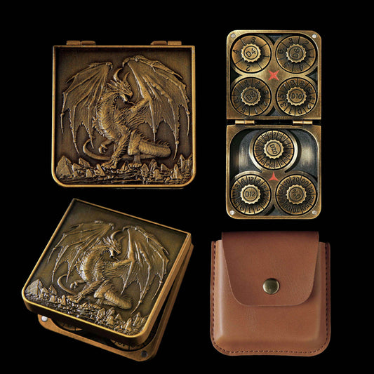 The All-in-One Spinning Polyhedral Dice Card - Credit Card Size